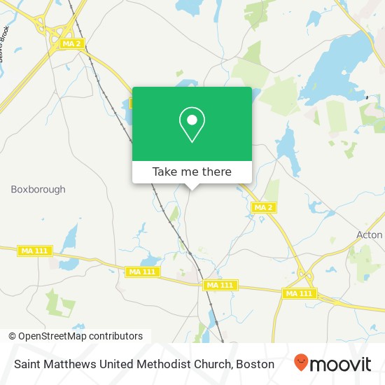 Saint Matthews United Methodist Church map