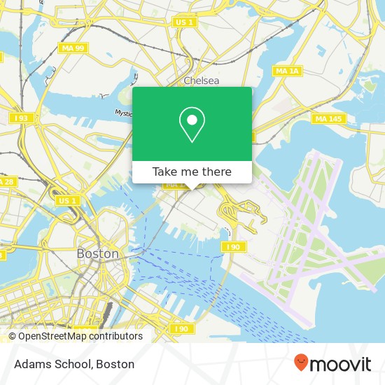 Mapa de Adams School