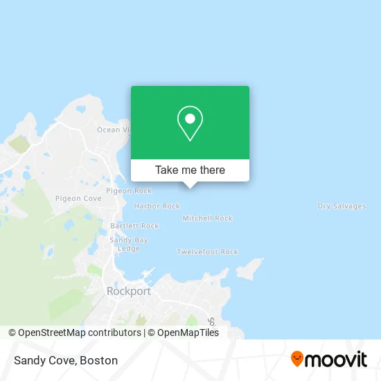 Sandy Cove map