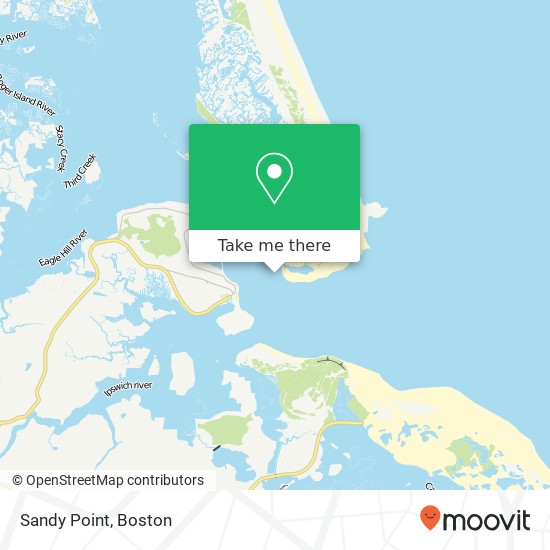 Sandy Point map