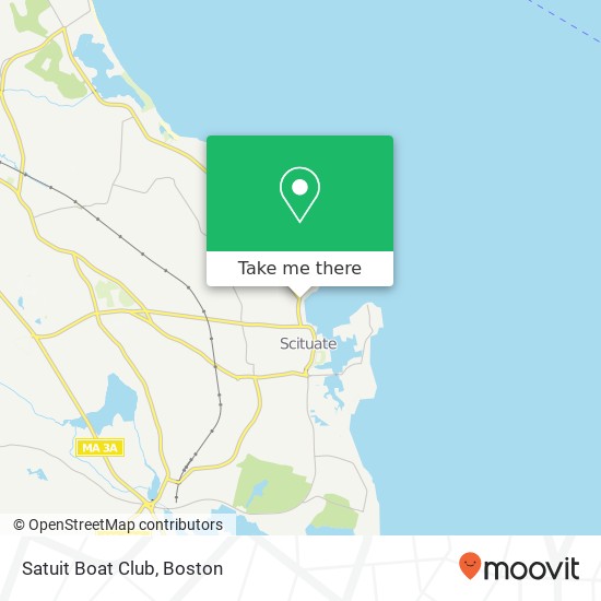 Satuit Boat Club map