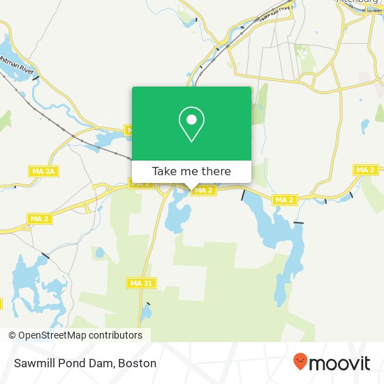 Mapa de Sawmill Pond Dam