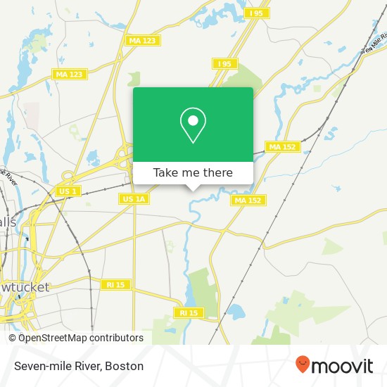 Seven-mile River map