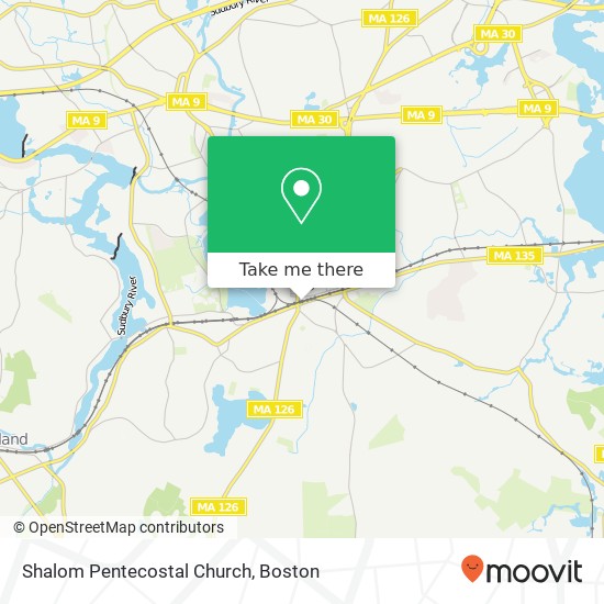 Mapa de Shalom Pentecostal Church