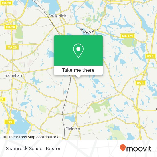 Shamrock School map