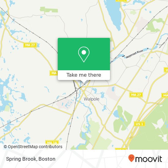 Spring Brook map