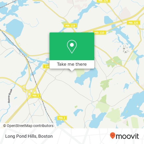 Mapa de Long Pond Hills