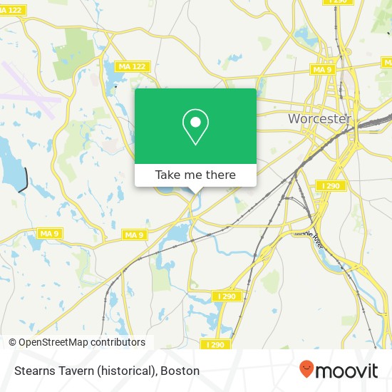 Stearns Tavern (historical) map