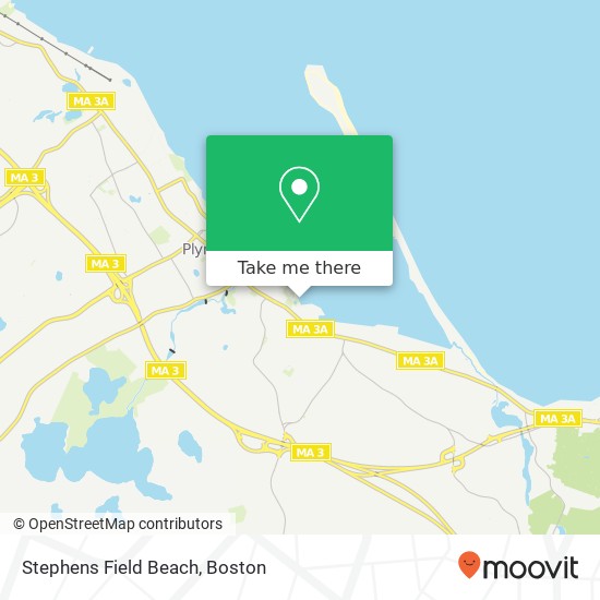 Mapa de Stephens Field Beach