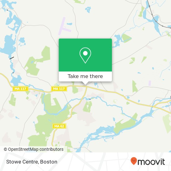 Stowe Centre map