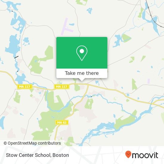 Stow Center School map