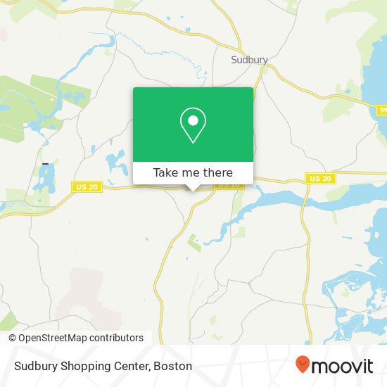 Sudbury Shopping Center map