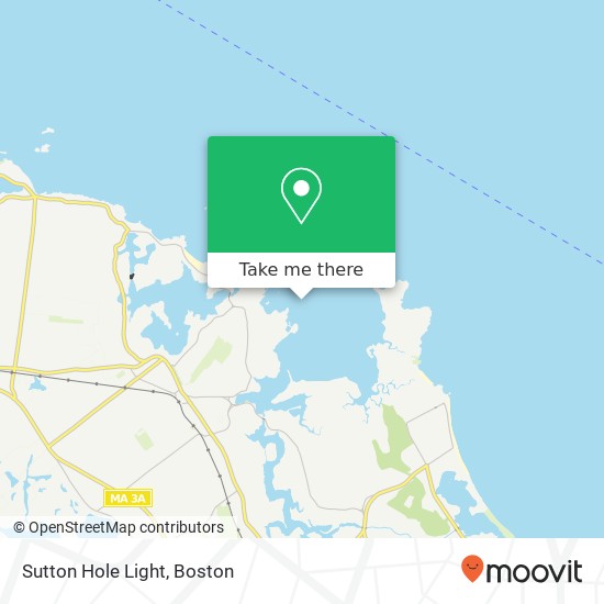 Mapa de Sutton Hole Light