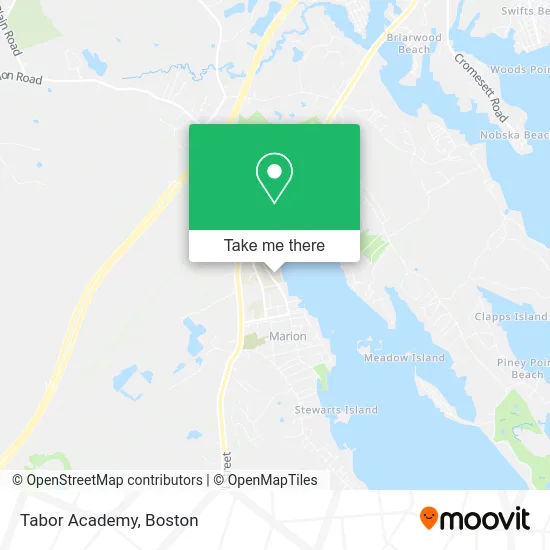 Tabor Academy map