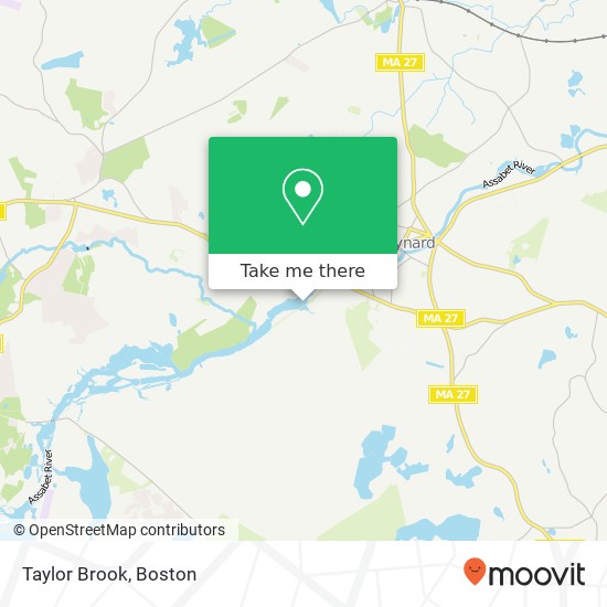 Taylor Brook map