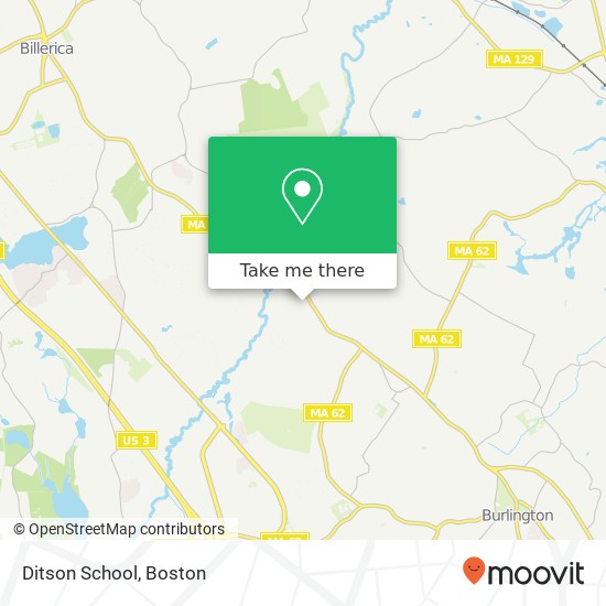 Mapa de Ditson School