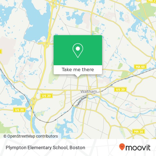 Plympton Elementary School map