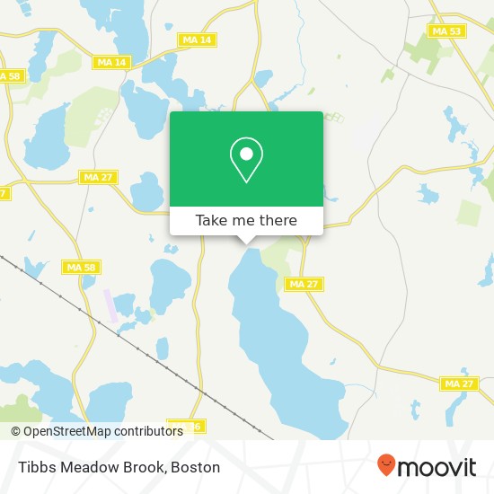 Tibbs Meadow Brook map