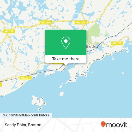 Mapa de Sandy Point