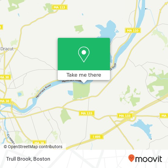 Mapa de Trull Brook