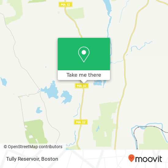 Tully Reservoir map