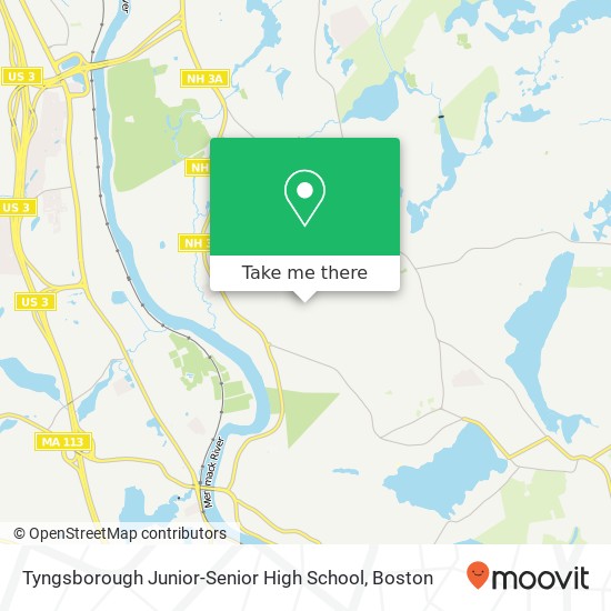 Tyngsborough Junior-Senior High School map