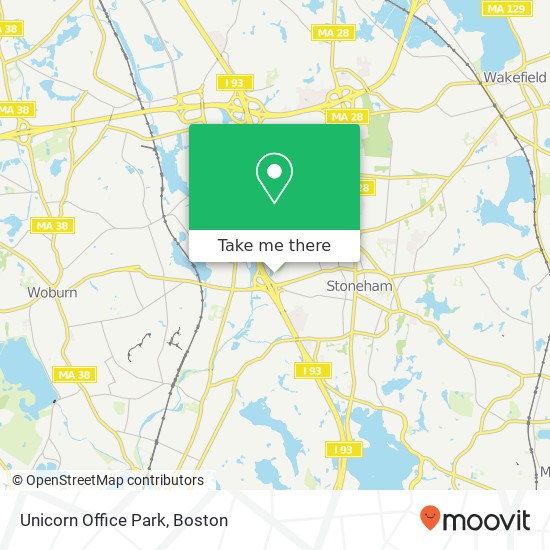 Mapa de Unicorn Office Park