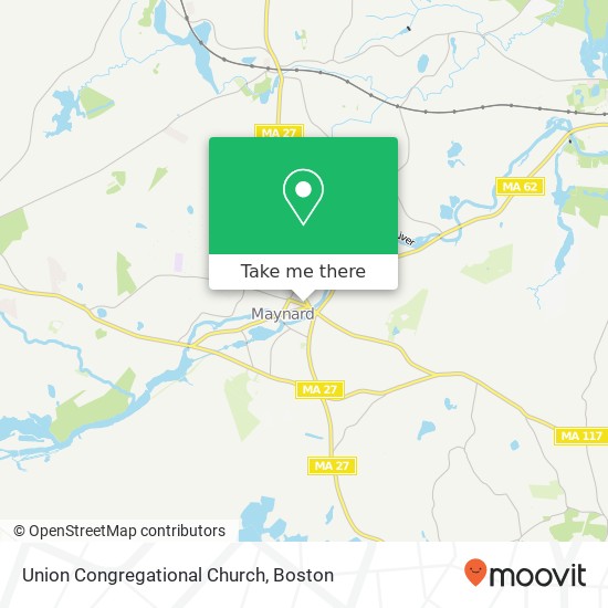 Mapa de Union Congregational Church