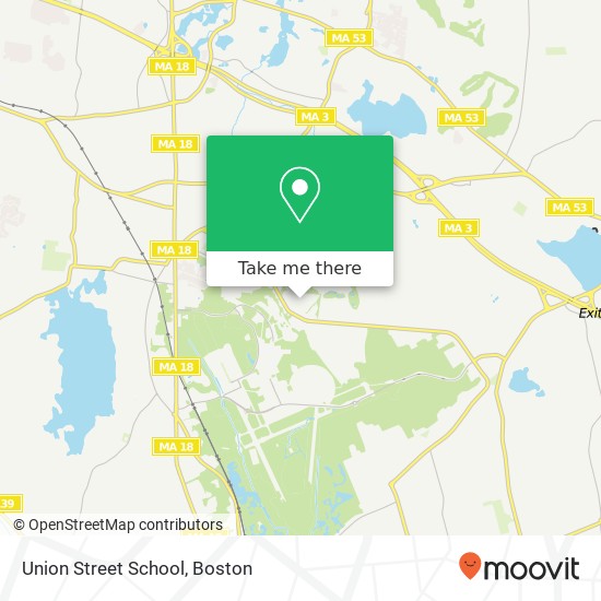 Mapa de Union Street School