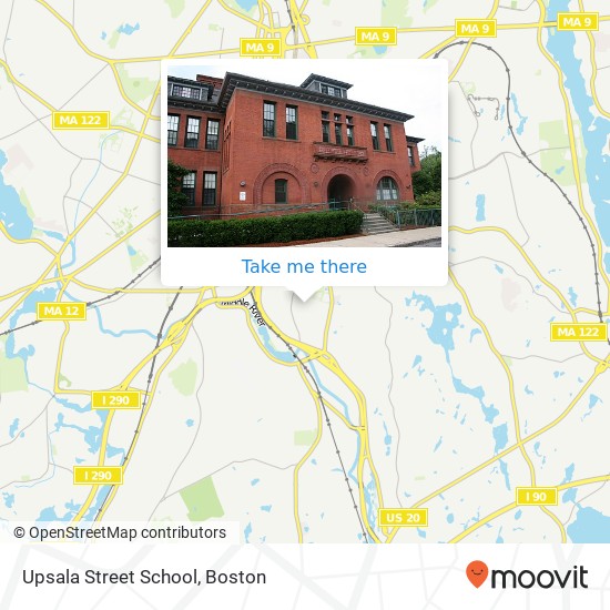 Mapa de Upsala Street School