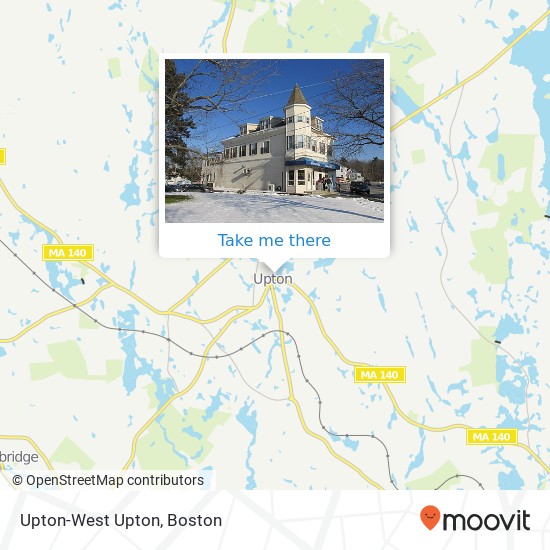 Mapa de Upton-West Upton