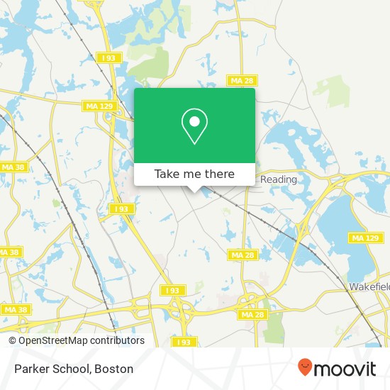 Mapa de Parker School