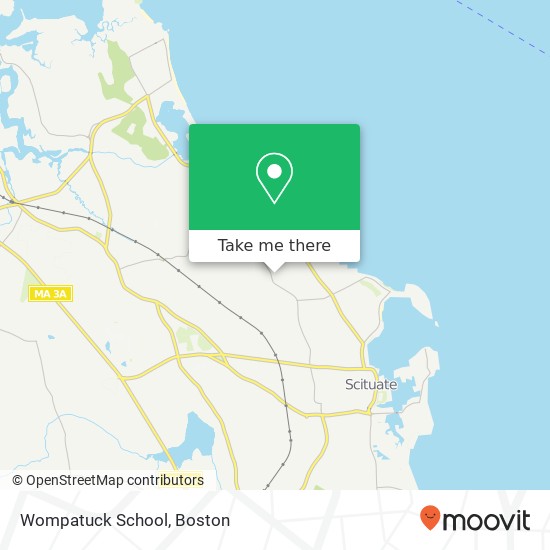 Mapa de Wompatuck School