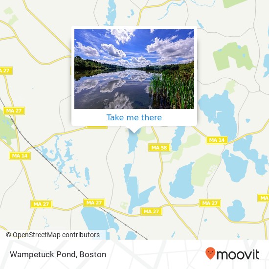 Mapa de Wampetuck Pond