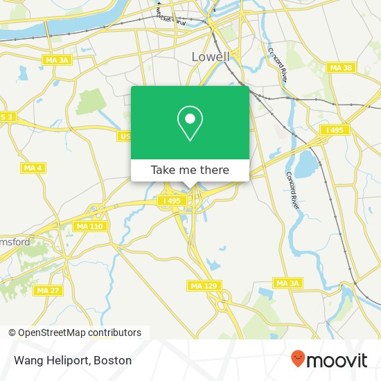 Wang Heliport map