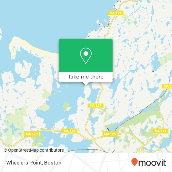 Mapa de Wheelers Point