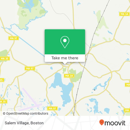 Salem Village map