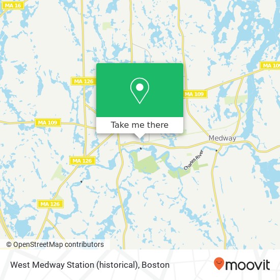 Mapa de West Medway Station (historical)