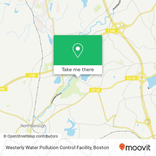 Mapa de Westerly Water Pollution Control Facility