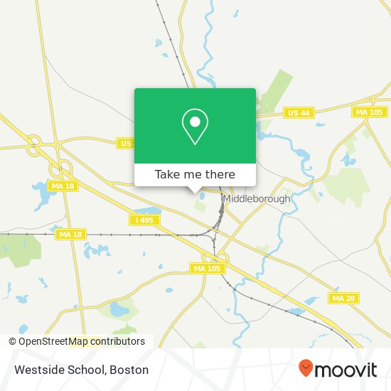 Westside School map