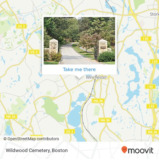 Wildwood Cemetery map