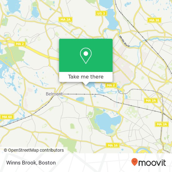 Winns Brook map