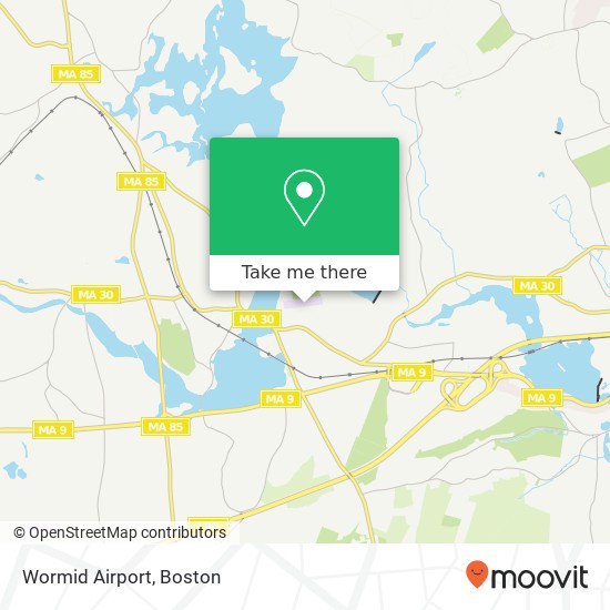 Wormid Airport map