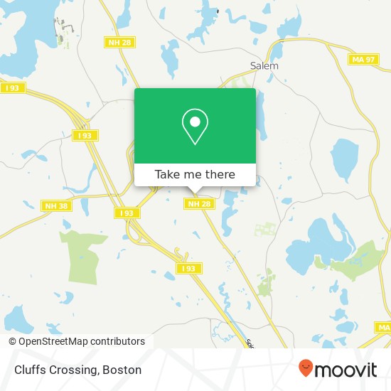 Cluffs Crossing map