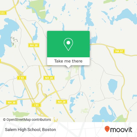 Mapa de Salem High School