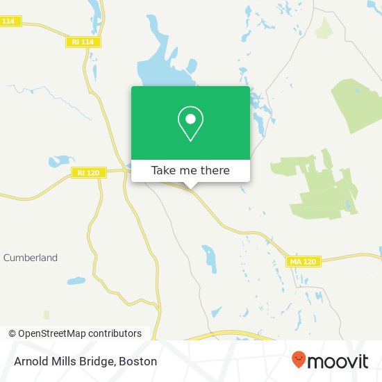 Mapa de Arnold Mills Bridge