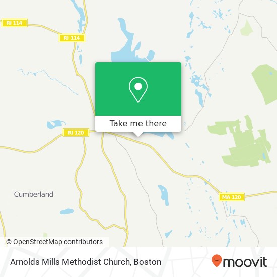 Arnolds Mills Methodist Church map