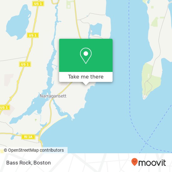 Mapa de Bass Rock