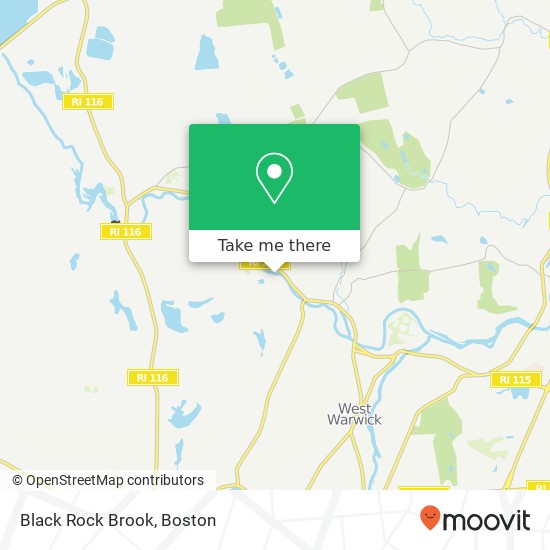 Black Rock Brook map