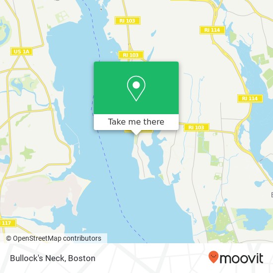 Mapa de Bullock's Neck